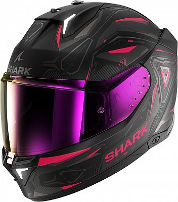 Shark Skwal i3 Linik, Integralhelm - Matt Schwarz/Violett/Dunkelgrau - S von Shark