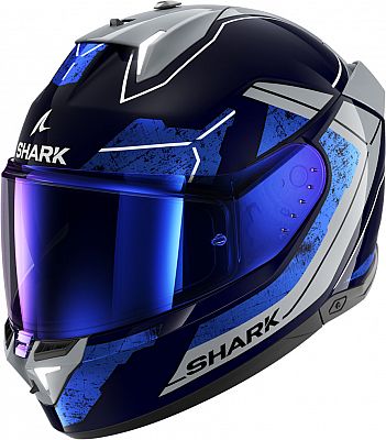 Shark Skwal i3 Rhad, Integralhelm - Violett/Blau/Hellgrau - XXL von Shark