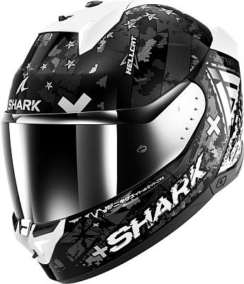 Shark Skwal i3 Hellcat, Integralhelm - Schwarz/Silber - M von Shark