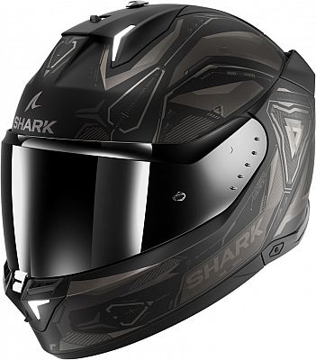 Shark Skwal i3 Linik, Integralhelm - Matt Schwarz/Grau - XL von Shark