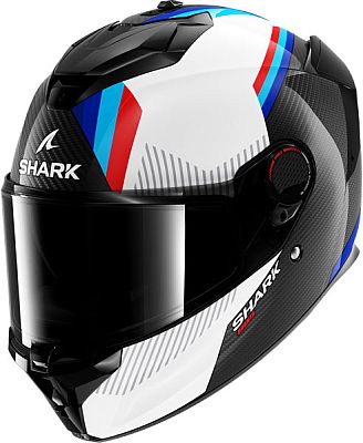 Shark Spartan GT Pro Carbon Dokhta, Integralhelm - Schwarz/Weiß/Blau/Rot - XS von Shark