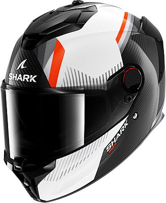 Shark Spartan GT Pro Carbon Dokhta, Integralhelm - Schwarz/Weiß/Grau/Rot - L von Shark