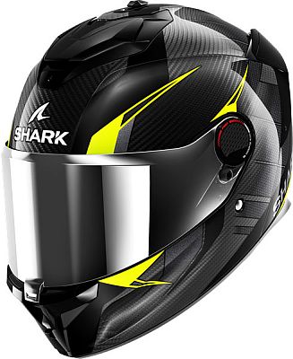 Shark Spartan GT Pro Carbon Kultram, Integralhelm - Schwarz/Neon-Gelb - L von Shark