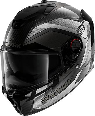 Shark Spartan GT Pro Carbon Ritmo, Integralhelm - Matt Schwarz/Silber - L von Shark