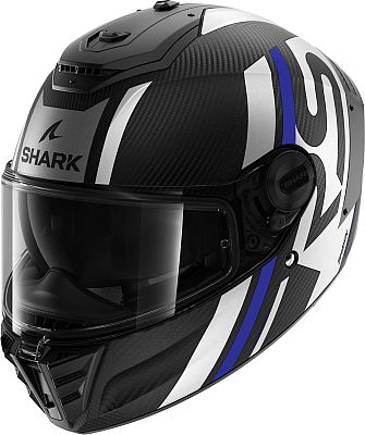 Shark Spartan RS Carbon Shawn, Integralhelm - Matt Schwarz/Blau/Silber - L von Shark