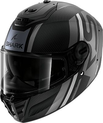 Shark Spartan RS Carbon Shawn, Integralhelm - Matt Schwarz/Silber/Dunkelgrau - L von Shark