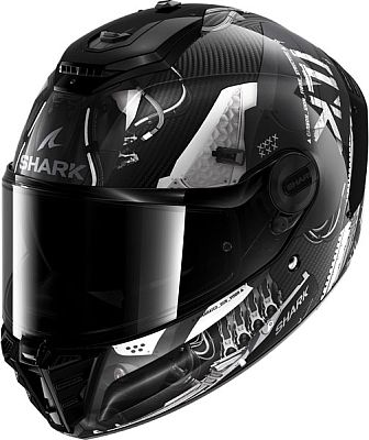 Shark Spartan RS Carbon XBot, Integralhelm - Schwarz/Dunkelgrau/Silber - XXL von Shark