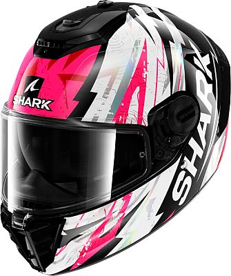 Shark Spartan RS Hibolt, Integralhelm - Schwarz/Pink/Weiß - M von Shark