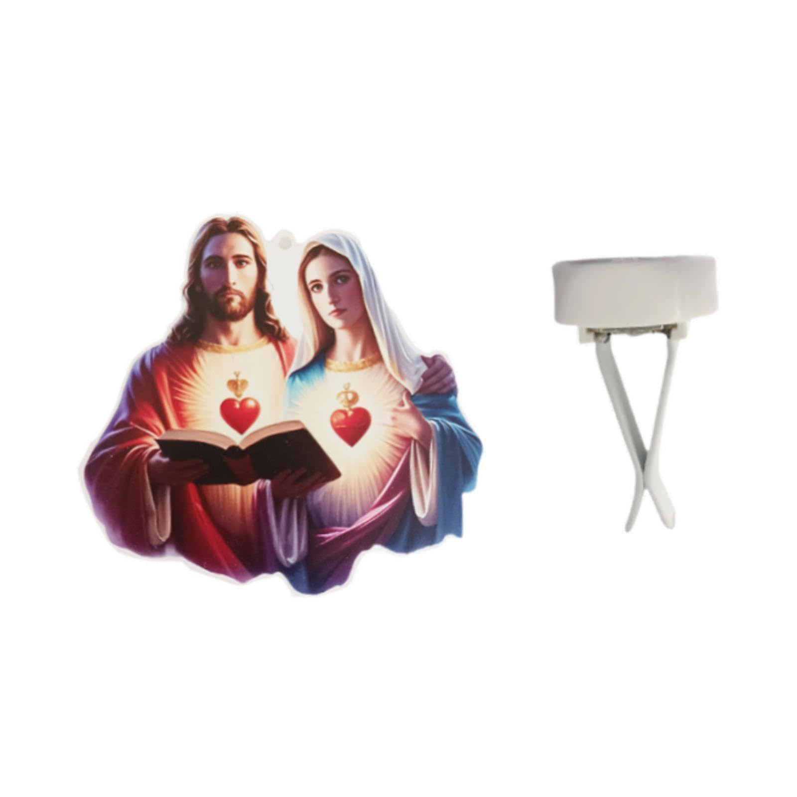 Sharplace Car Air Outlet Clip Accessoires Jesus und Frau Form Innenausstattung für Weihnachtsbaum Geburtstage von Sharplace