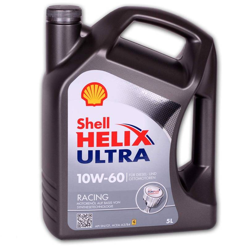Shell Helix Ultra Racing Motoröle 10W-60, 5 L von Shell