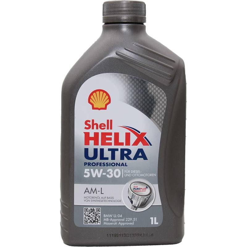 1L 1 Liter SHELL HELIX ULTRA PROFESSIONAL AM-L 5W-30 Motoröl BMW LL-04 MB 229.51 von Shell