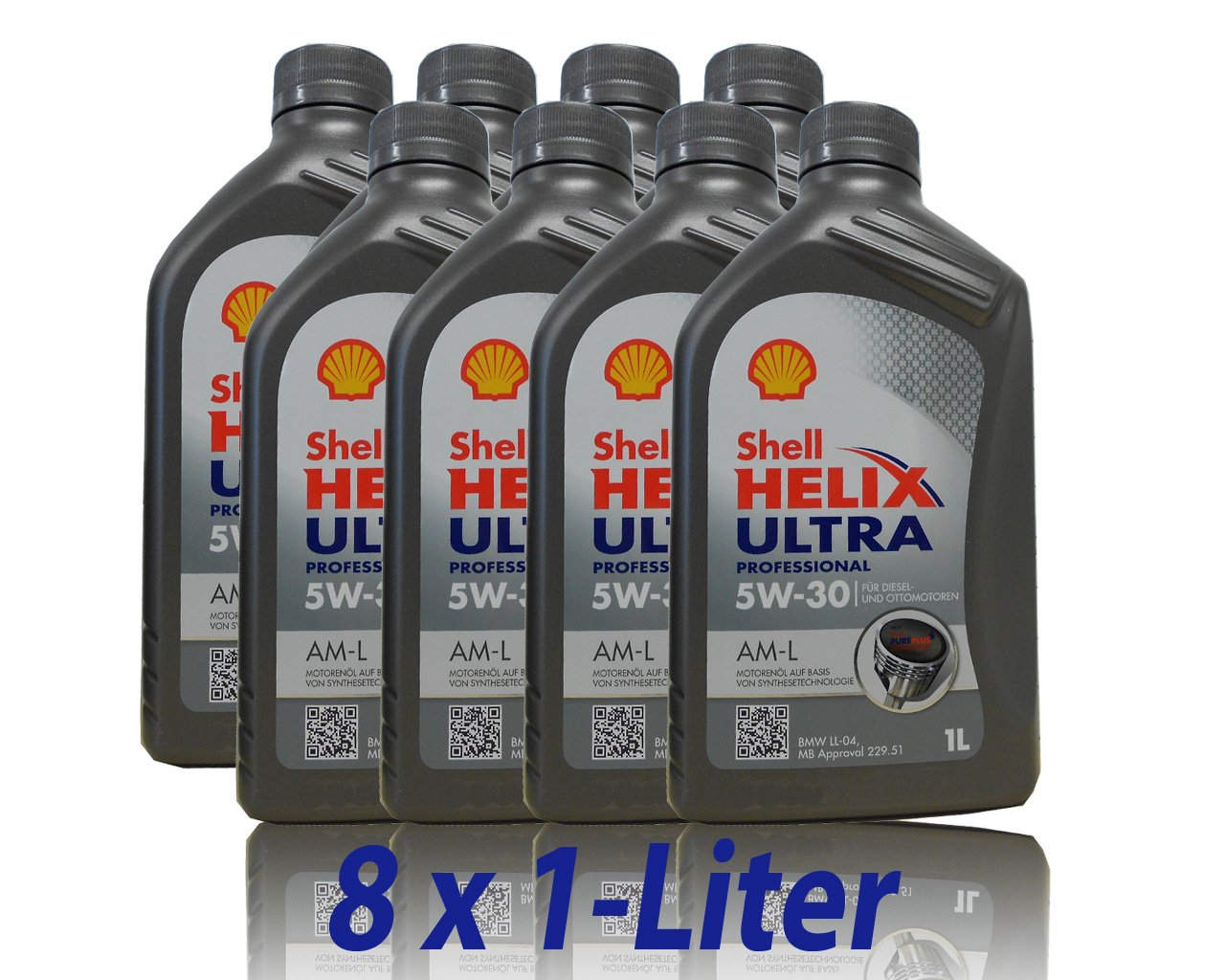 8L 8 Liter SHELL Motoröl Öl HELIX ULTRA Professional AM-L 5W30 für BMW LL-04 von Shell