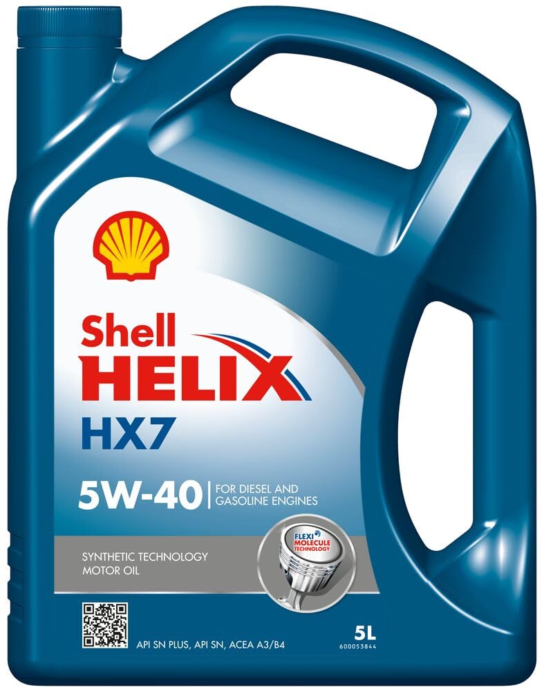 Shell 1250001 Motoröle HX 7 5W40, 5 Liter von Shell