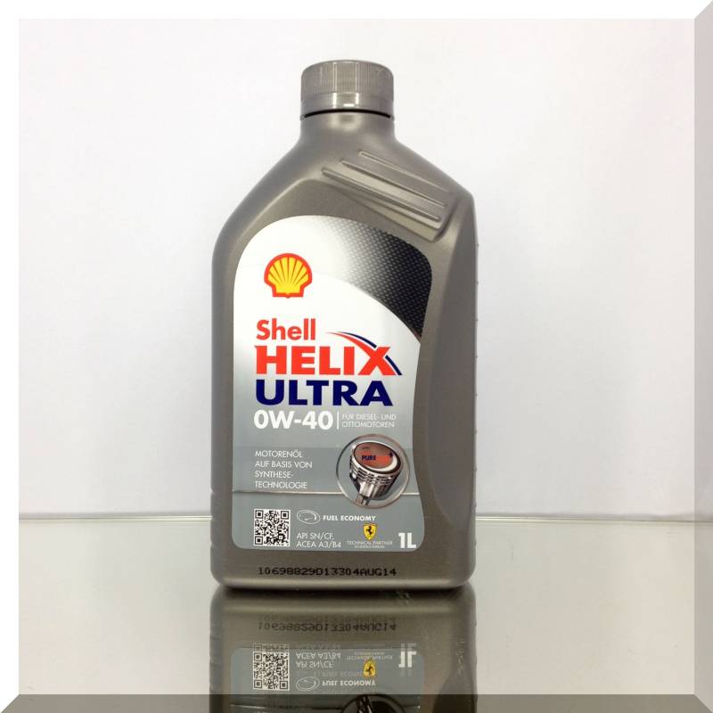 Shell 1260001 Helix Ultra Motoröle 0W40, 1 Liter von Shell