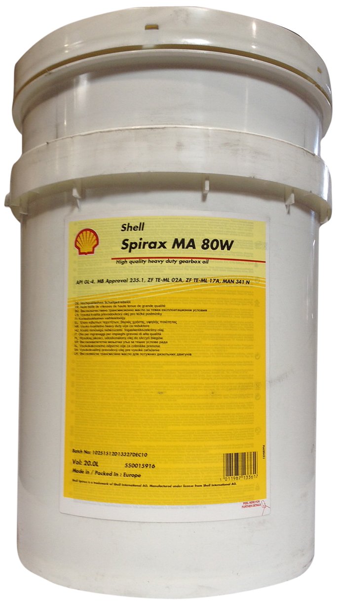 Shell 3070020 Getriebeöl Spirax MA 80, 20 L von Shell