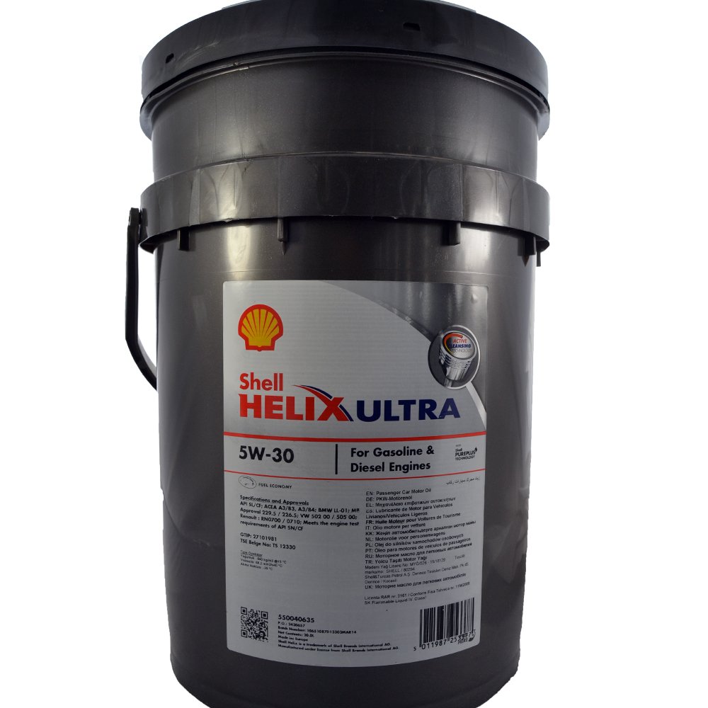 Shell 5W-30 Helix Ultra - 20 Liter 5W30 Motoröl von Shell