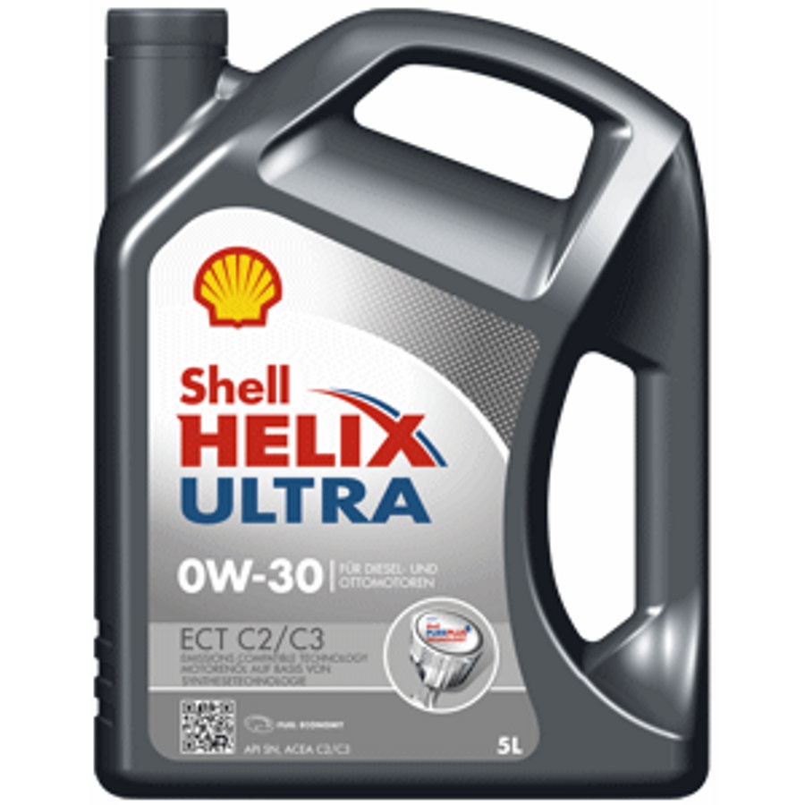 Shell Helix Ultra ECT C2/C3 0W-30 Motoröl, 5 Liter von Shell