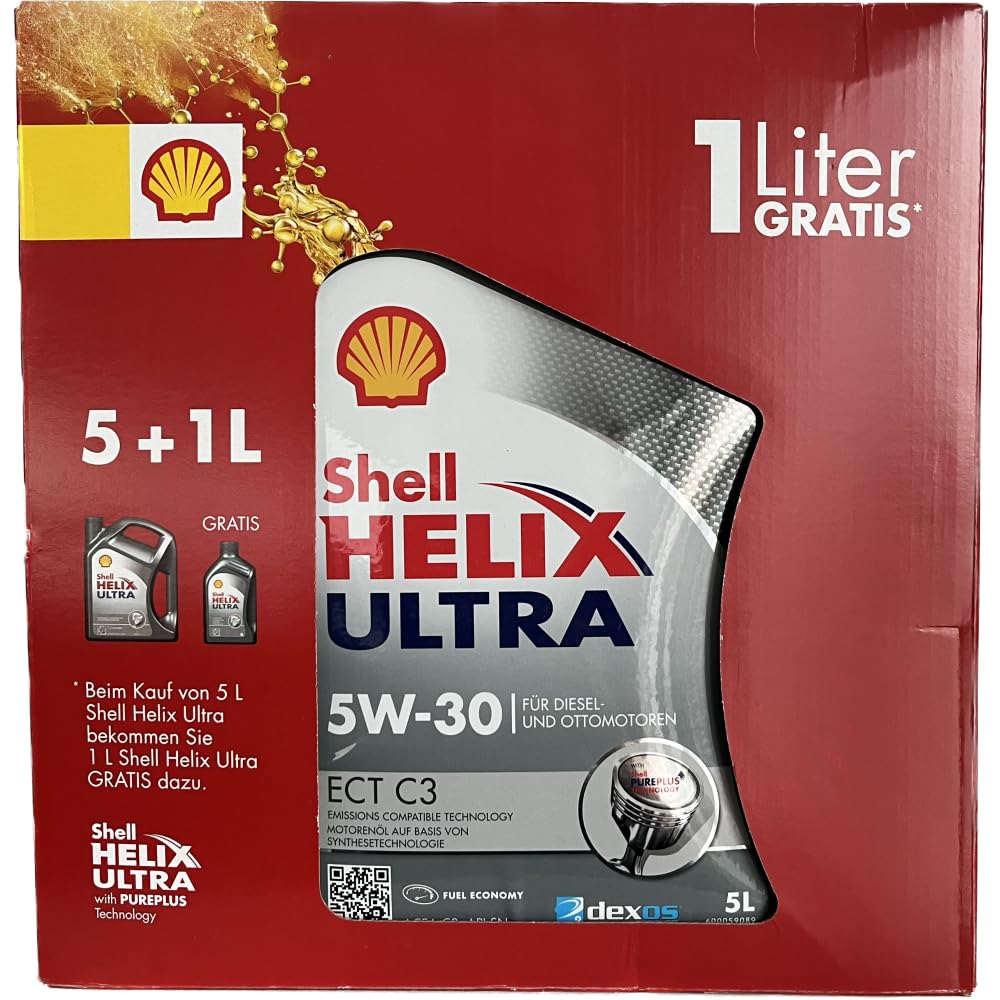 Shell Helix Ultra ECT C3 5W-30 5+1 Liter Motoröl von Shell