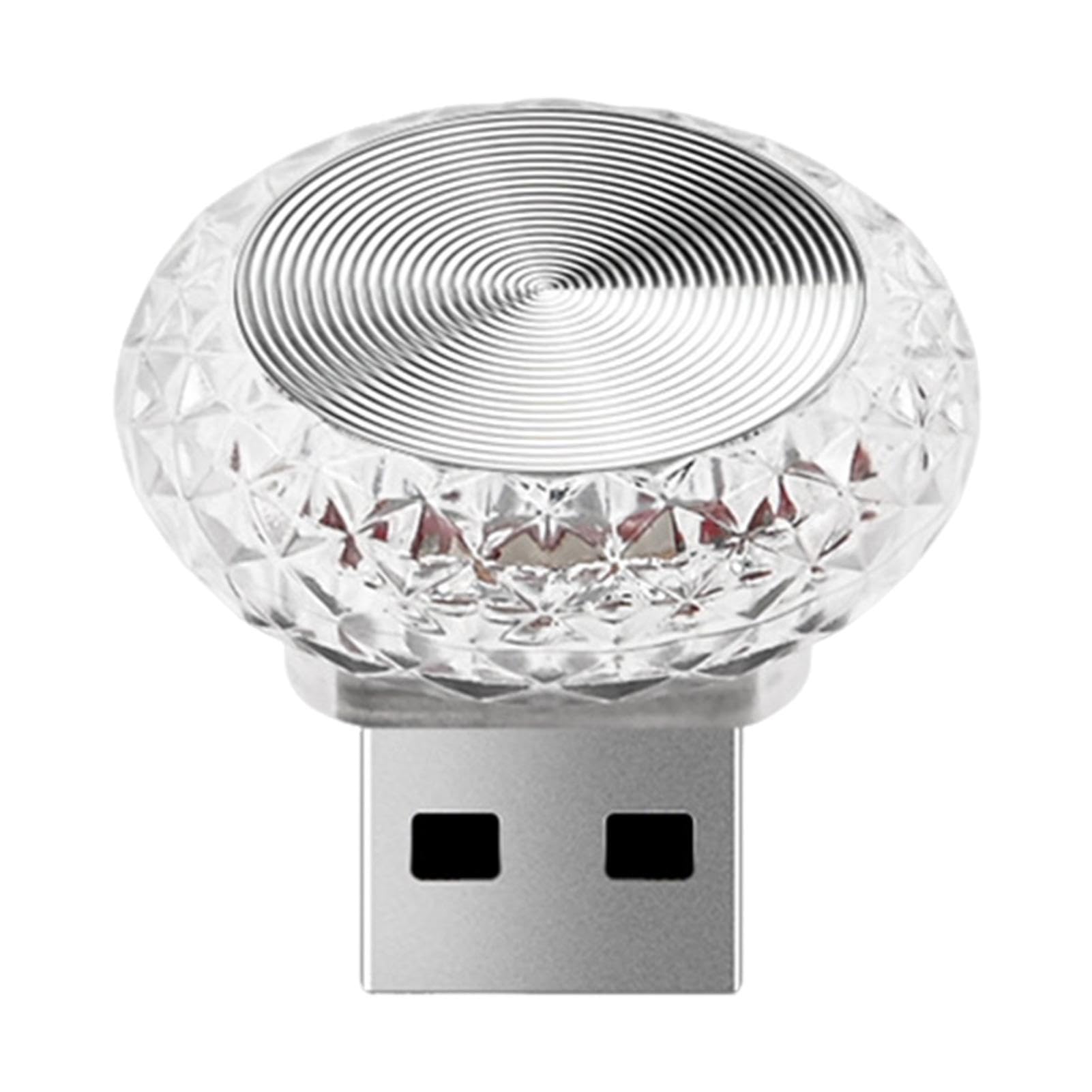 Auto-LED-Leuchten für den Innenraum, USB-Stecker - Bunte LED-USB-Auto-Innenraum-Atmosphärenlampen - RGB-Auto-Innenraum-Atmosphärenlichter für universelle Laptop-Tastatur von Shenrongtong