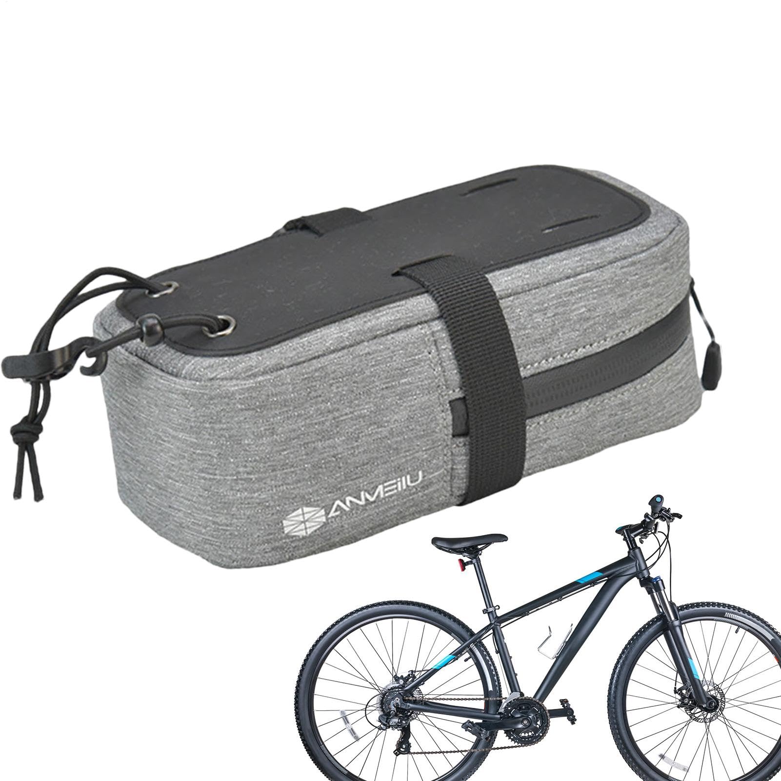 Fahrrad-Werkzeugtasche hinter dem Sitz, Mountainbike-Satteltasche, wasserdicht, für Fahrräder, Werkzeugaufbewahrung, Off-Road-Fahrten von Shenrongtong