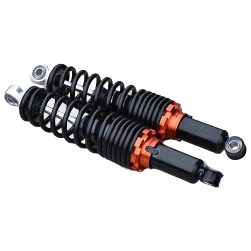 Heck -Stoßdämpfer für Roller, Federschockdämpfer | Verdickte Feder -Suspensionsdämpfer - Hochleistungs -Ersatzteile, einstellbare Dämpfung 25 27 31 cm für die meisten Motorräder Roller von Shenrongtong