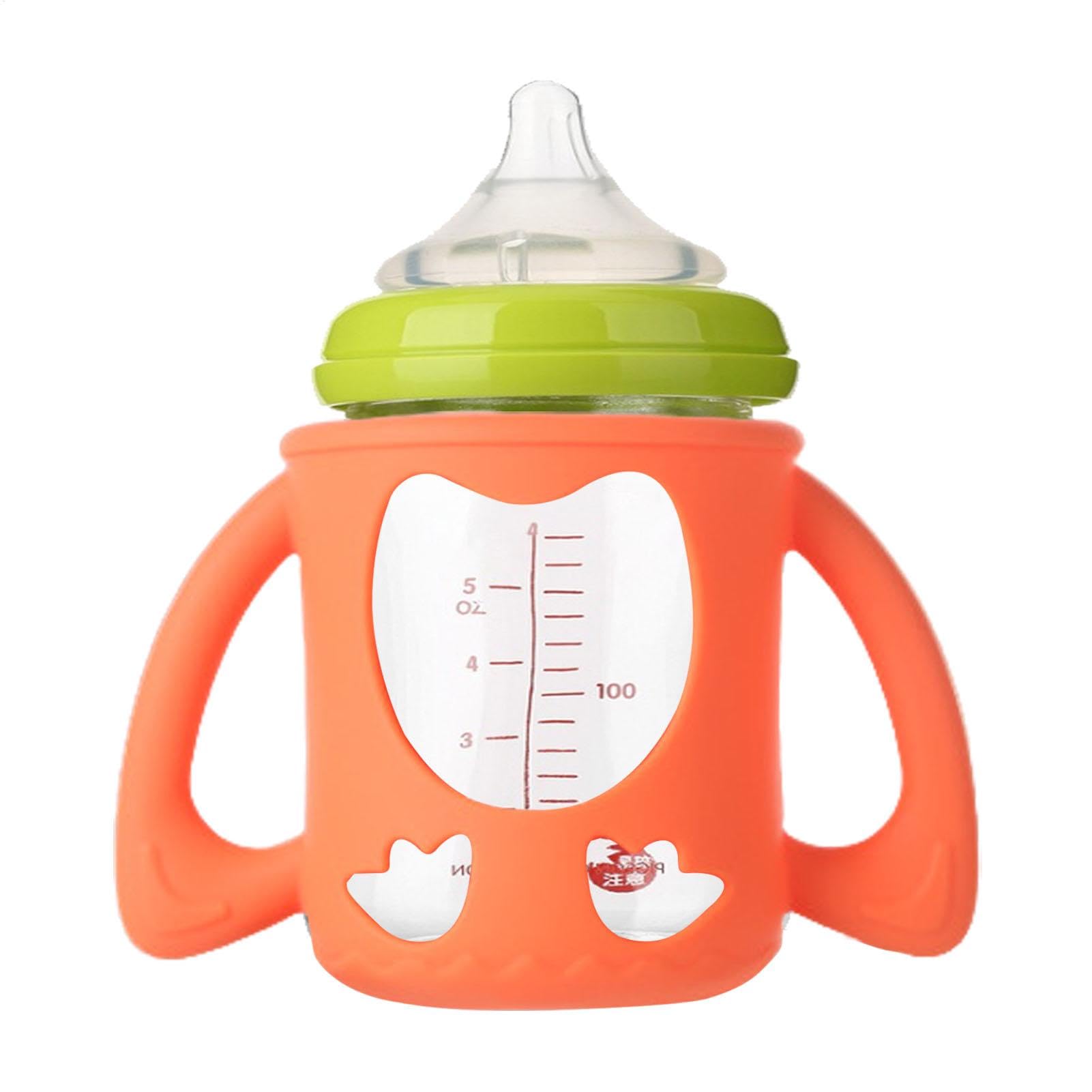 Silikongriffe für Babyflaschen,Babyflaschengriffe - Babyflaschenhalter Ergonomische Trinkbechergriffe | Flaschenzubehör Anti-Fall-Wasserflaschengriff für Verschiedene Flaschen von Shenrongtong