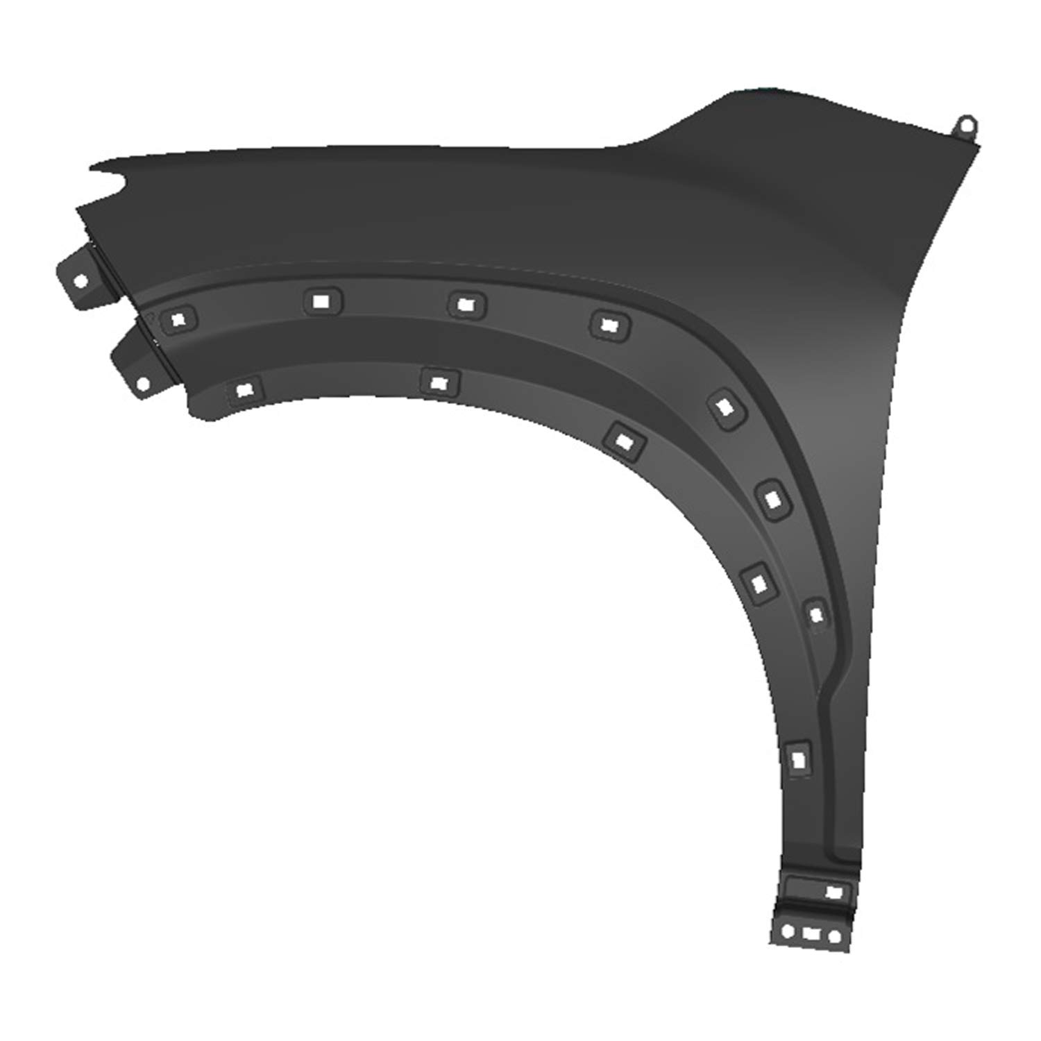 Sherman Ersatzteil, kompatibel mit Hyundai Kona Kotflügel-Assy links (Partslink-Nummer HY1240172) von Sherman