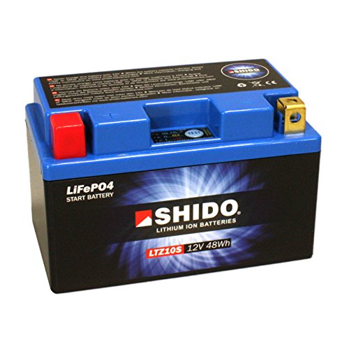 Batterie Shido Lithium LTZ10S / YTZ10S, 12V/9,1AH (Maße: 150x87x93) für KTM Duke 690 Baujahr 2009 von Shido