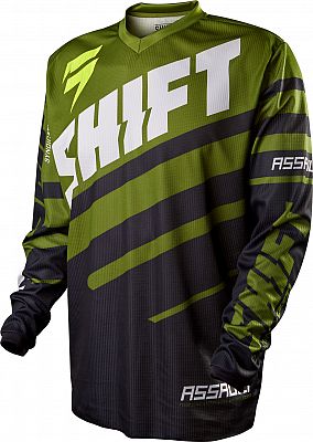 Shift Assault, Trikot - Race Schwarz/Grün - S von Shift