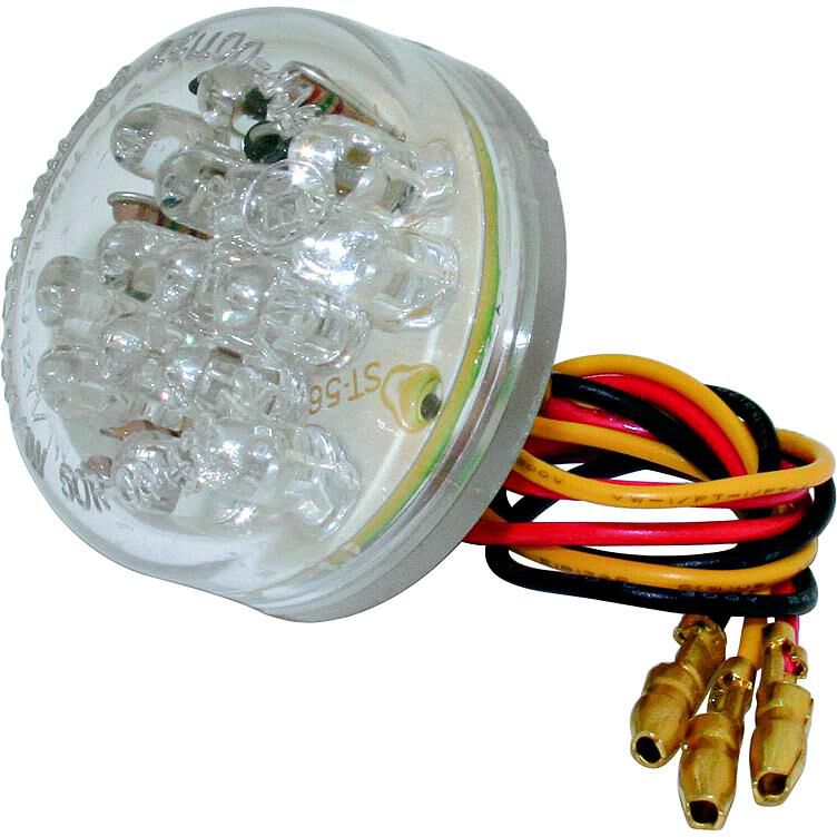 Shin Yo LED Rücklicht Disc Ø37mm M6 zum Anschrauben klarglas von Shin Yo