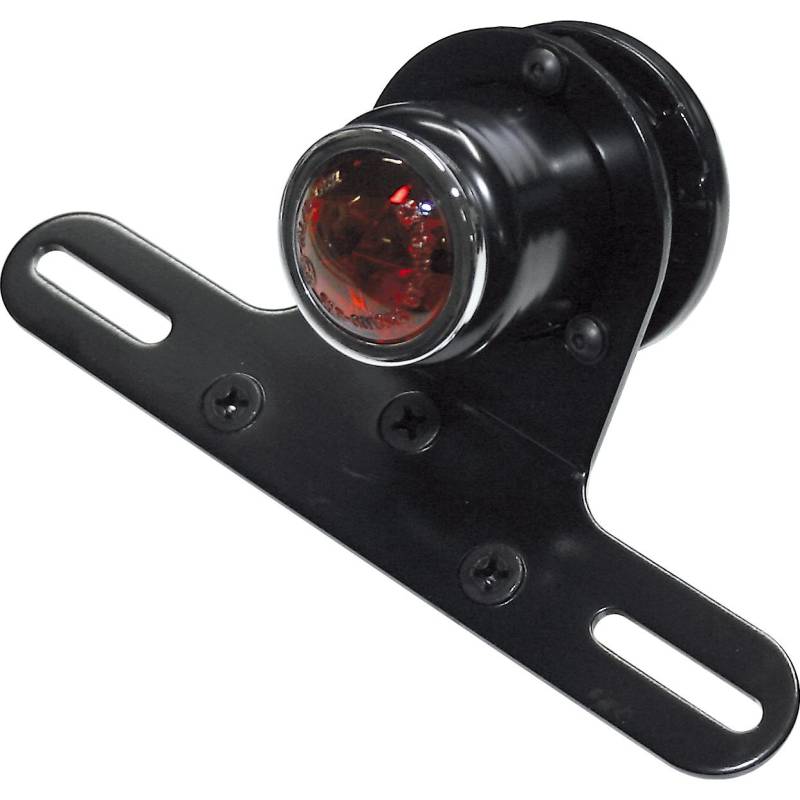 Shin Yo LED Rücklicht Old School Typ4 Ø44mm mit Nr.-Halter schwarz von Shin Yo