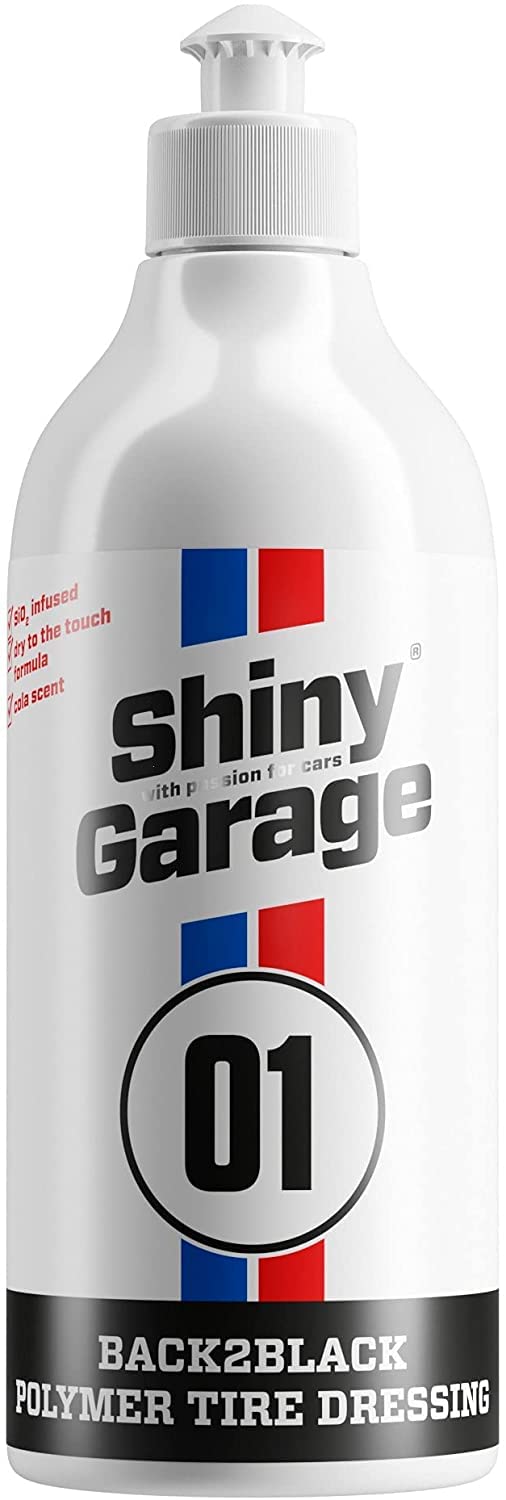 Shiny Garage Reifenpflege Auto “Back2Black” 1 l - Reifenglanz - Motorrad und Auto Zubehör für Reifen Glanz - Wirksam Autoreifen Cleaning von Shiny Garage