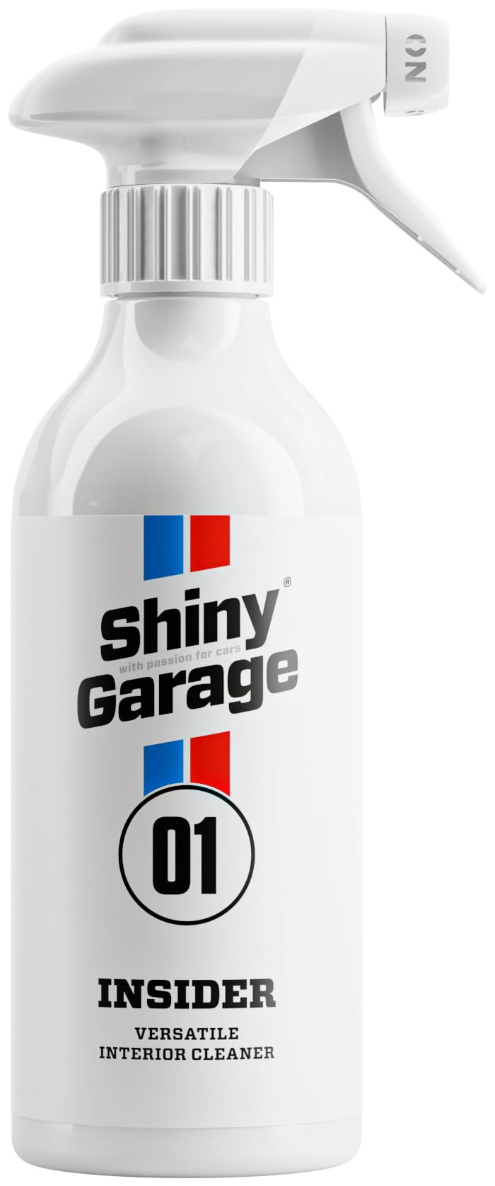 Shiny Garage Auto Innenraum Reiniger “Insider Interior Cleaner” 500 ml - Innenraumreiniger Auto - Kunststoffreiniger Auto - Polsterreiniger - Cockpit Reiniger Auto und Cockpitpflege Auto von Shiny Garage