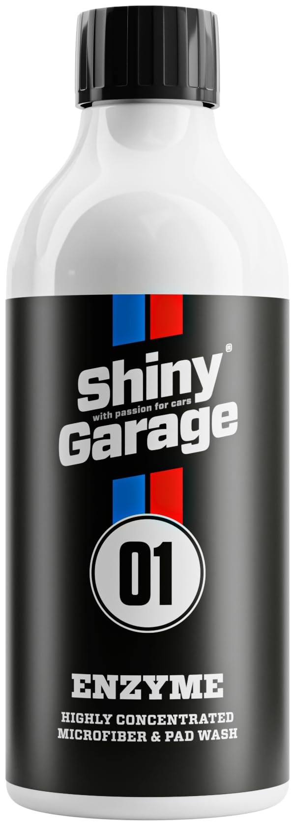 Shiny Garage Mikrofaser Waschmittel “Enzyme Microfiber Wash” 500 ml - Microfaser Waschmittel zur Reinigung Mikrofasertücher - Vollwaschmittel Flüssig - Wirksam Autopflege von Shiny Garage