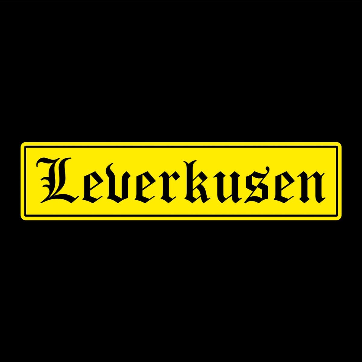 Shirtblaster Leverkusen Städte Auto Aufkleber Sticker 5cm x 21cm von Shirtblaster