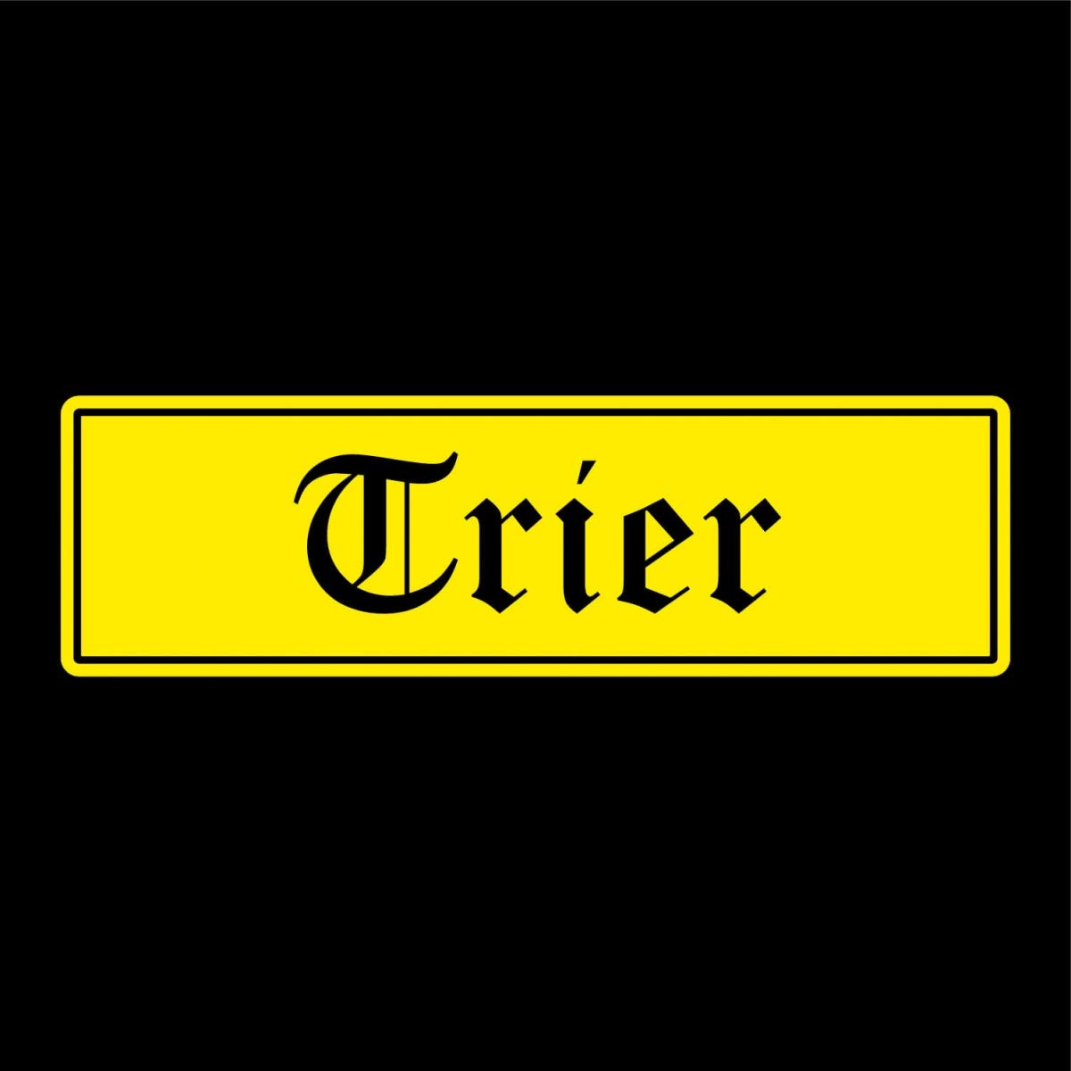 Shirtblaster Trier Städte Auto Aufkleber Sticker 5cm x 17cm von Shirtblaster