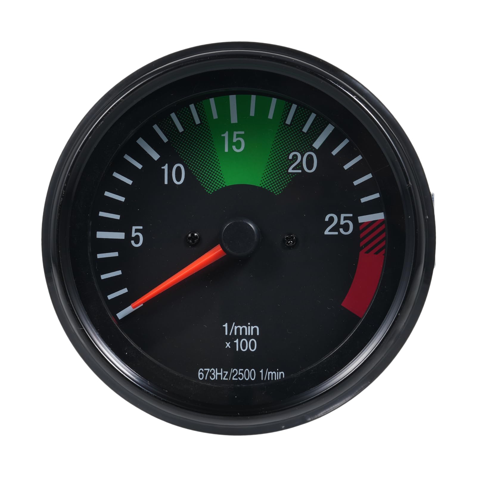 Shkalacar 12V Tachometer 3,75 Zoll, 0–2500 U/min Drehzahlmesser, 637 Hz, Auto Motorrad Tachometer kompatibel mit Mercedes 100 mm modifizierte Instrumententafel von Shkalacar