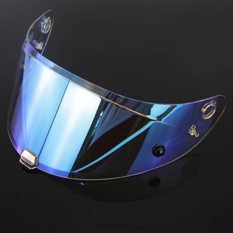 Shkalacar Helmvisier Ersatz für HJC RPHA11 RPHA70 Helm, Integralhelm Visier UV-Beständig, Beschlagfrei und Kratzfest, Motorrad Gesichtsschutz Helmzubehör(transparentes Blau) von Shkalacar