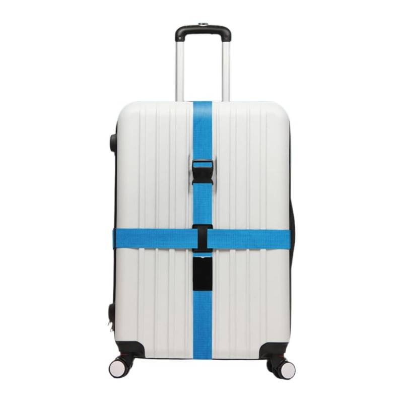 Koffergurt Verstellbarer Koffergurt Packgurt mit Schnellverschluss-Schnalle Reisezubehör für Männer Frauen von Shntig