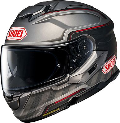 Shoei GT-Air 3 Discipline, Integralhelm - Matt Grau/Schwarz/Rot - L von Shoei