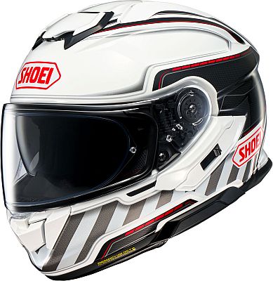 Shoei GT-Air 3 Discipline, Integralhelm - Weiß/Schwarz/Rot - S von Shoei