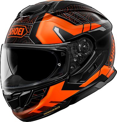 Shoei GT-Air 3 Hike, Integralhelm - Schwarz/Orange - XL von Shoei