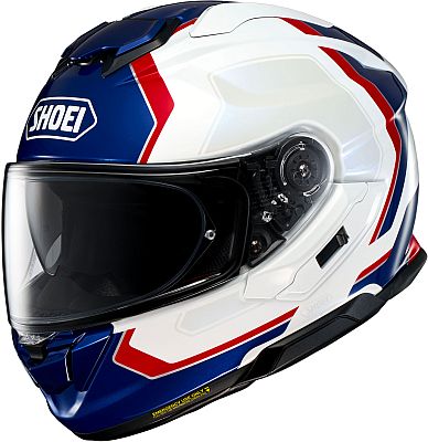 Shoei GT-Air 3 Realm, Integralhelm - Dunkelblau/Weiß/Rot - L von Shoei