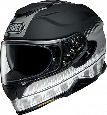 Shoei GT-Air II Tesseract, Integralhelm - Matt Schwarz/Grau/Weiß - S von Shoei