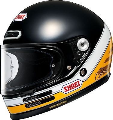 Shoei Glamster-06 Abiding, Integralhelm - Schwarz/Gelb/Weiß - L von Shoei