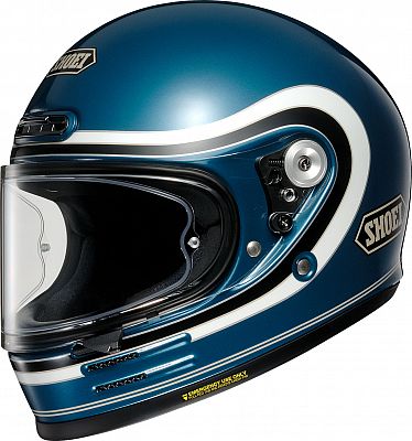 Shoei Glamster-06 Bivouac, Integralhelm - Blau/Weiß/Schwarz - M von Shoei