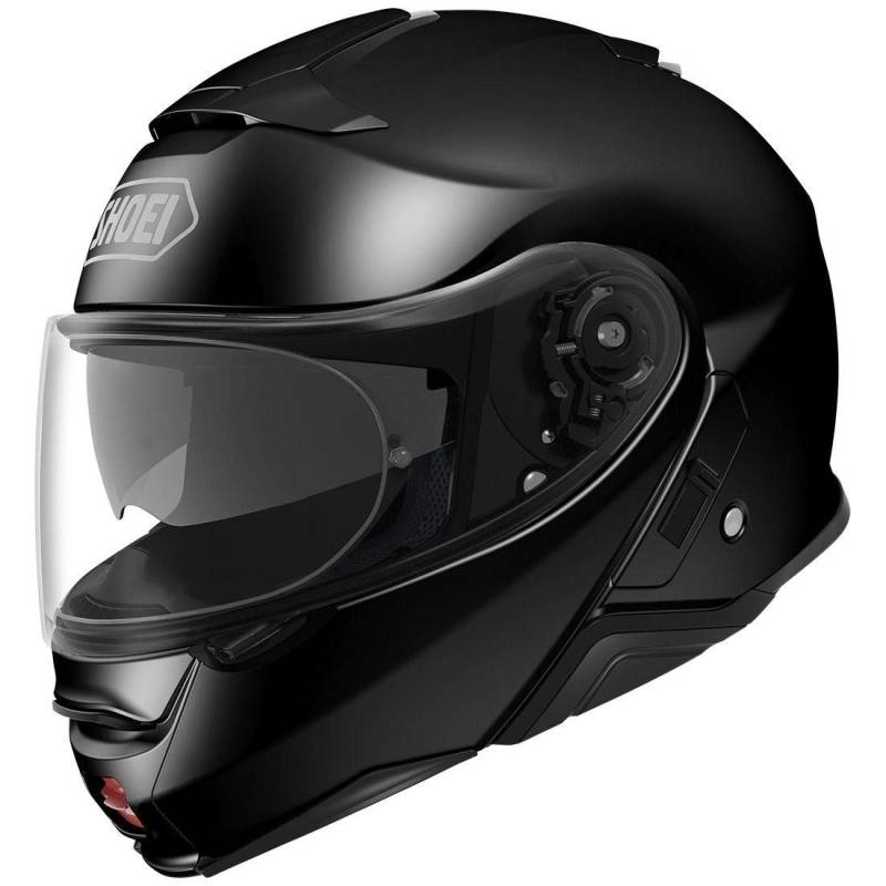 Shoei Motorrad-Klapphelm Neotec 2 Plain Schwarz (Medium, Schwarz) von Shoei