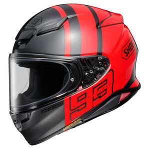 Shoei NXR 2 MM93 Collection Track TC-1 Integralhelm Schwarz Rot von Shoei