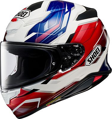 Shoei NXR2 Capriccio, Integralhelm - Weiß/Schwarz/Blau/Rot - M von Shoei