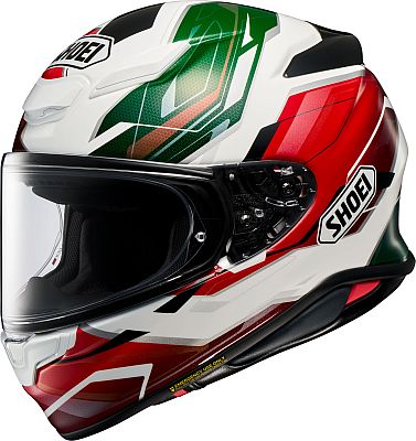 Shoei NXR2 Capriccio, Integralhelm - Weiß/Schwarz/Grün/Rot - XS von Shoei